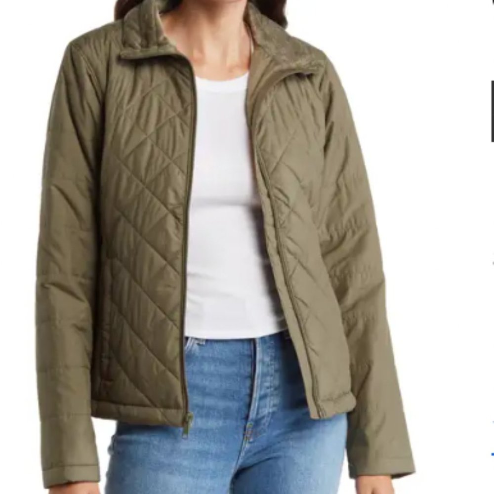 Columbia Snowmelt Valley II Water Resistant Jacket Small, STONE GREEN NWT